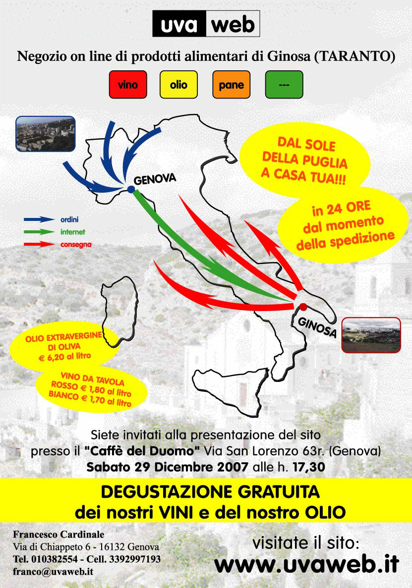 Dalla puglia all italia ed all europa